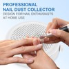 Mini Nail Dust Collector, Adjustable Suction, Powerful Nail Vacuum Dust