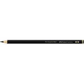 Faber-Castell Art & Graphic Pitt Graphite Matt Pencil, Matt Graphite, 6B, For Art, Craft, Drawing, Sketching, Home, School, University, Colouring