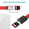 PinQiongZhe SD Memory Card Extension Cable PVC Material Car Navigation