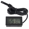 6 Pieces Digital Thermometer Hygrometer Mini Probe Thermometer Temperature Humidity