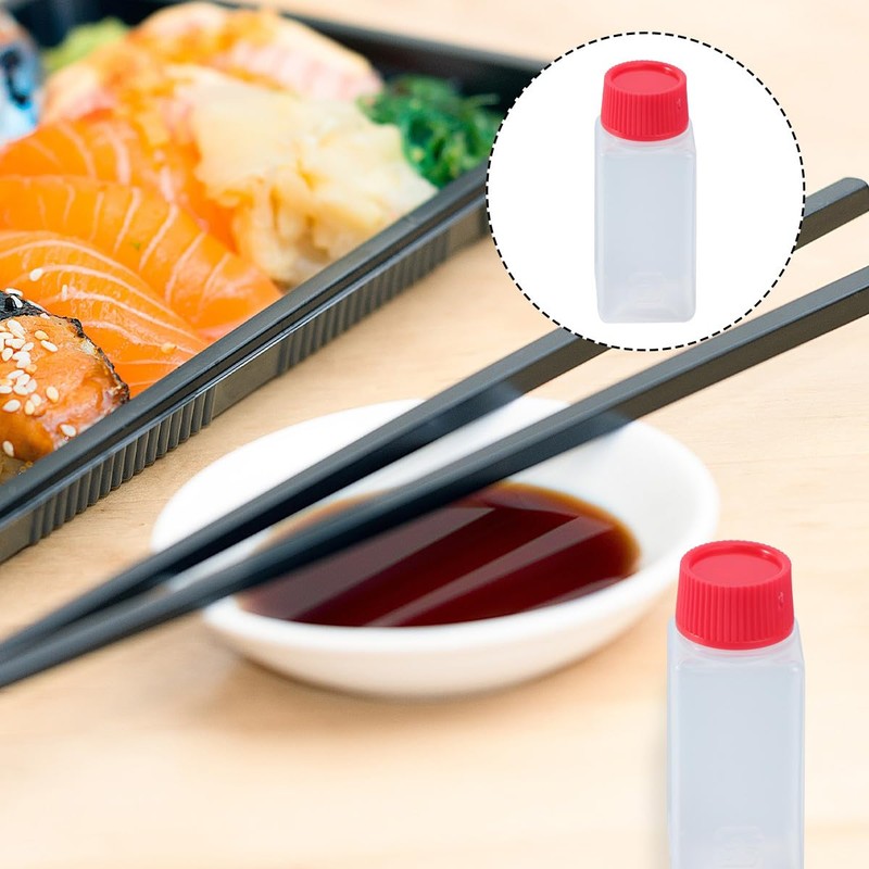 PRETYZOOM 100 Pcs Disposable Vinegar Soy Sauce Seasoning Packets with