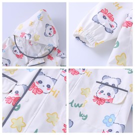 Jyz Raincoat, Kids' School Bag, Kappa, Kids' Raincoat, Rainwear, Poncho, Student, Rainwear, Boys, Raincoat, Lightweight, Waterproof, Quick Drying, High Visibility, Large Brim, Storage Bag Included