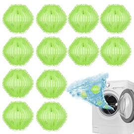 Morofme 12 Pieces Lint Balls for Washing Machine, Pet Hair Remover, Washing Balls, Pet Hair, Washing Ball, Lint Paw, Hair Catcher, Lint Remover, Washing Machine, Reusable, for Dryers