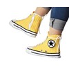 Handmade Organic Cotton Yellow Sneakers - Comfortable Plush Shoes, Breathable