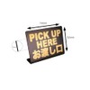PICK UP HERE Tabletop Plate Pop Sign | Size: 74x52mm