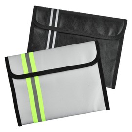 Fireproof Document Wallet, Wallet, Pack of 2 (23 x 18 cm) - High Temperature Resistant up to 4500°F, Waterproof, Safety for Valuables such as Cash, Papers & Cards