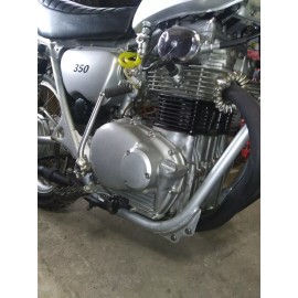 Honda 350  SL350 K1 Side Cover Decals SL 350. All black