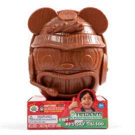 Goliath Ryan's World: Island Adventures - Mystery Tiki Egg | Discover Ryan's Island Adventure | Collectable Ryan's World Surprise Toy | for Kids Aged 3+, Brown