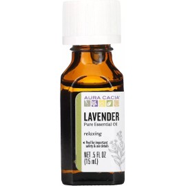 Aura Cacia Oil Ess Lavender Bxd 0.5 Oz