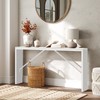 MAHANCRIS Console Table, 62.2" Long Sofa Table Behind Couch, Narrow
