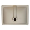 MSI 18 inch x 13 inch Rectangle Porcelain Ceramic Undermount