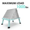 DEPSUNNY Adjustable Height Aluminum RV Step, Stable Foldable Platform Step