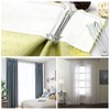 INCREWAY Curtain Tape, 32.8ft/10m Curtain Heading Deep Pinch Pleat White