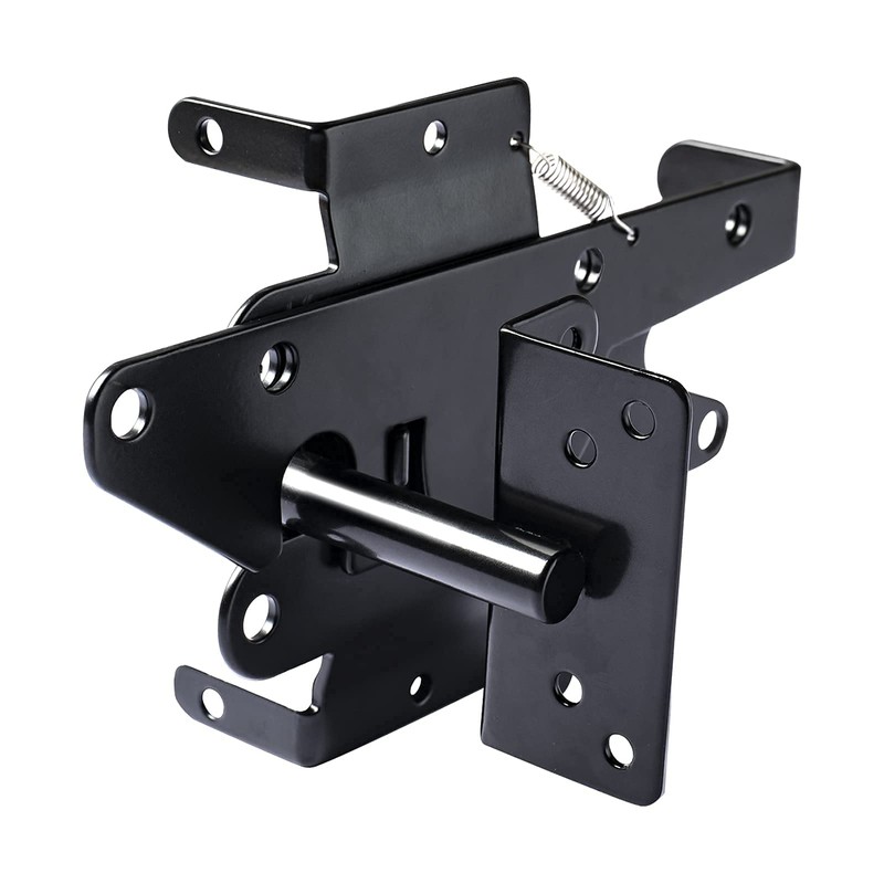 Bordersmover Heavy Duty Gate Latch, Post Mount Automatic Self-Closing Door
