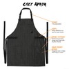 Under NY Sky Chef Apron – Professional Black Denim –
