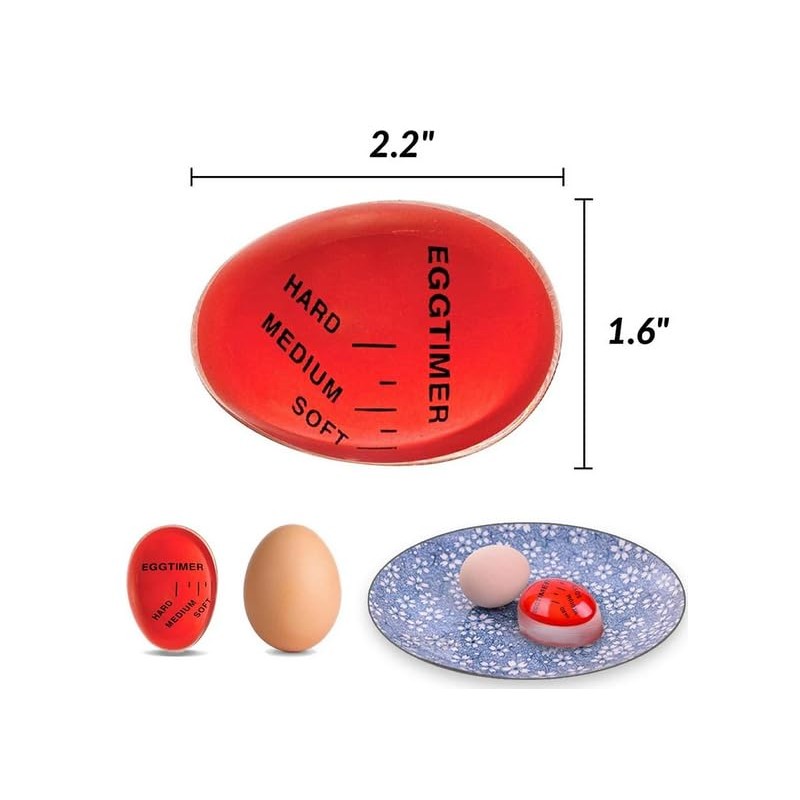 Eieruhr mit Farbwechsel Eggtimer – Timer für weich, mittel &