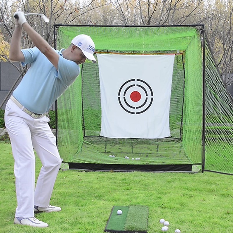 Gagalileo Golf Target, 1.5 x 1.5 m, Velvet Material, Noise