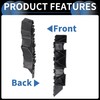 INFINAUTO Bumper Support Bracket, Right Side Front Bumper Retainer Bracket