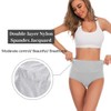 YaShaer Women's Underwear High Waist Cotton Briefs Ladies Panties Tummy