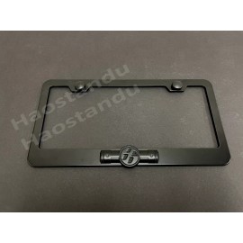License Plate Frame Shop 1x (Black) "86" 3D Emblem Badge BLACK Stainless License Plate Frame RUST FREE