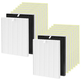 HR900 Replacement Filter Kit Compatible with Winix HR900 Purifier, Replaces Part # 1712-0093-00 Filter T and 1712-0094-00 Filter U, 2 Set…