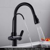 WANFAN Kitchen Sink Faucet with Pull Down Sprayer 2 Handle