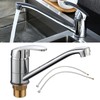 Kitchen Sink Mixer Tap Single Lever with 2X Hoses 60cm,Pull