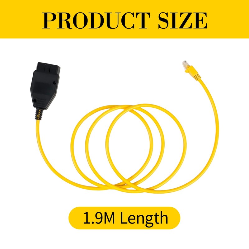 Yunova ENET OBD2 Coding Cable - F/G-Chassis Diagnostic Adapter with