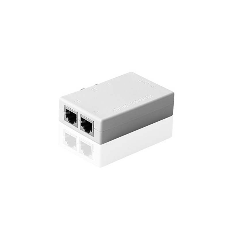 SIENOC 2 Ports Network Switch Selector Hub 2-in 1-out or