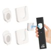 QEDBOJE 2 Pack Magnetic Hook Stand Remote Holder Wall Mount