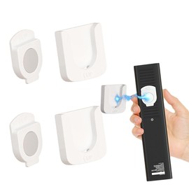 QEDBOJE 2 Pack Magnetic Hook Stand Remote Holder Wall Mount