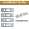 8 Pack Sliding Closet Door Floor Guides, Bypass Bottom Track