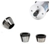 Collets Set, 6 Pieces Collets Adapter + 2 Pieces Nuts,