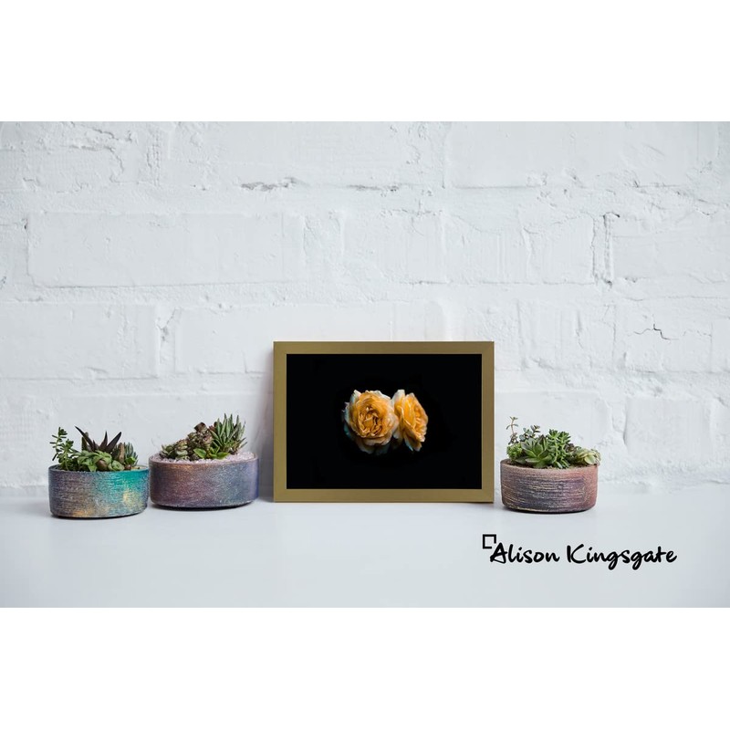 Alison Kingsgate Elegant Sleek Gold A5 Frame Size (14.8 x