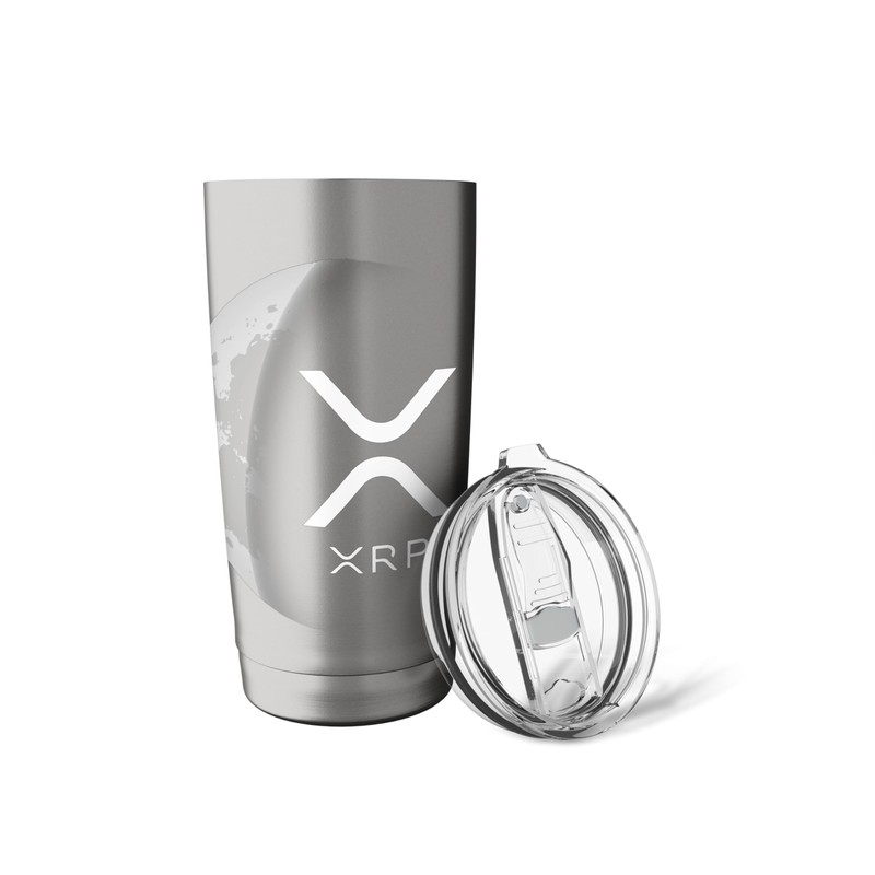 Internet money cryptocurrency Ripple XRP Moon Stainless Steel Insulated Tumbler