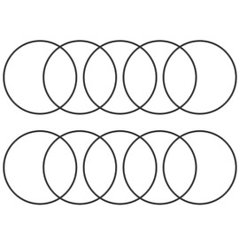 TOP-VIGOR 10Pcs Nitrile Rubber O-Rings, 70mm OD 63.8mm ID 3.1mm Width Metric Sealing Gasket, Rubber Washers O Rings Spacers for Faucet Plumbing Automotive Repair, Black