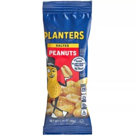 FixtureDisplays Planters Roasted Salted Peanuts 1.75 oz. Pouch - 48/Pieces WS-113605477