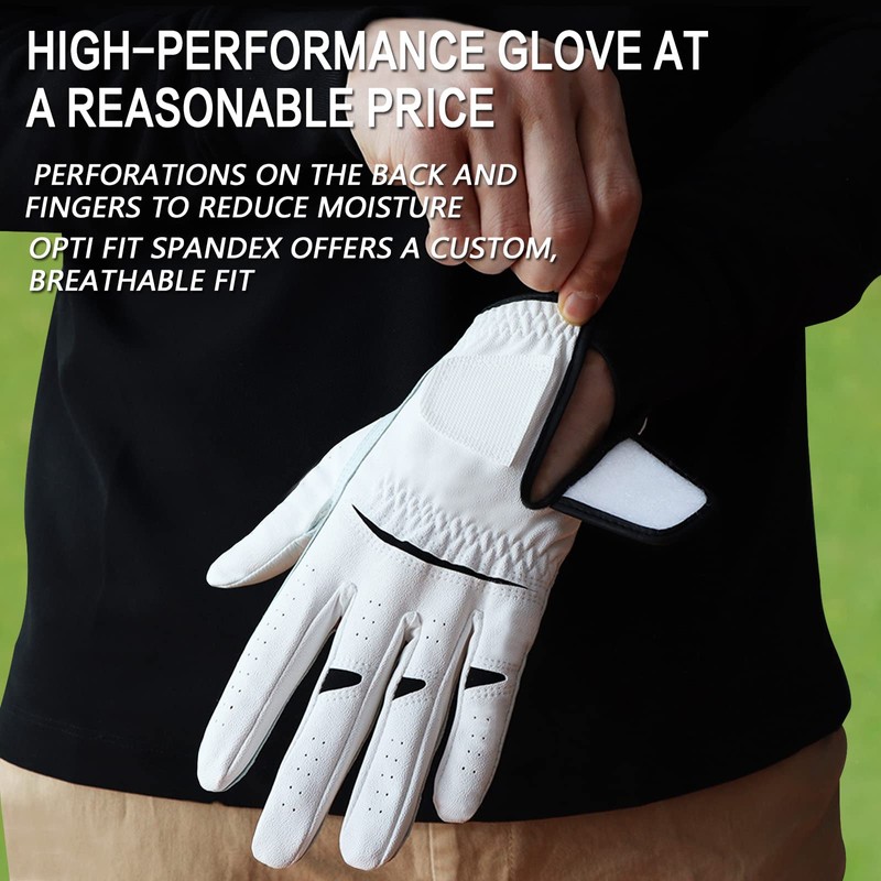 FINGER TEN Golf Gloves Men Left Right Hand Handed Golfer