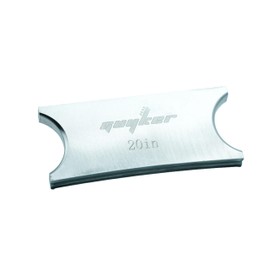 Guyker Fret Press Insert, 304 Stainless Steel Manually Fingerboard Pressure Radian Fret Insert for Acoustic Electric Guitar Bass Luthier DIY Tool Handheld Version, 20" Radius