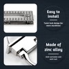 AMJKEJI 3Pcs Bag Clasps and Closures Accessories Metal Lock Clasp