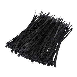 150 Pieces Multi-Purpose Cable Zip Ties 8 Inch,Self Locking Black Zip Ties with 50 Pounds Tensile Strength