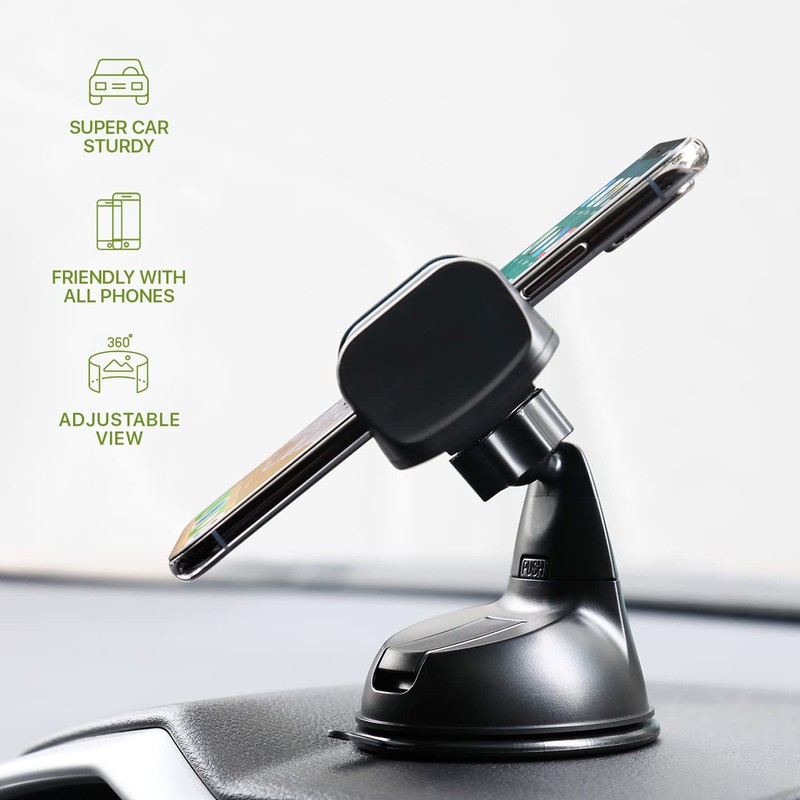 LAX Gadgets Premium Phone Car Mount - Strong Suction Cup