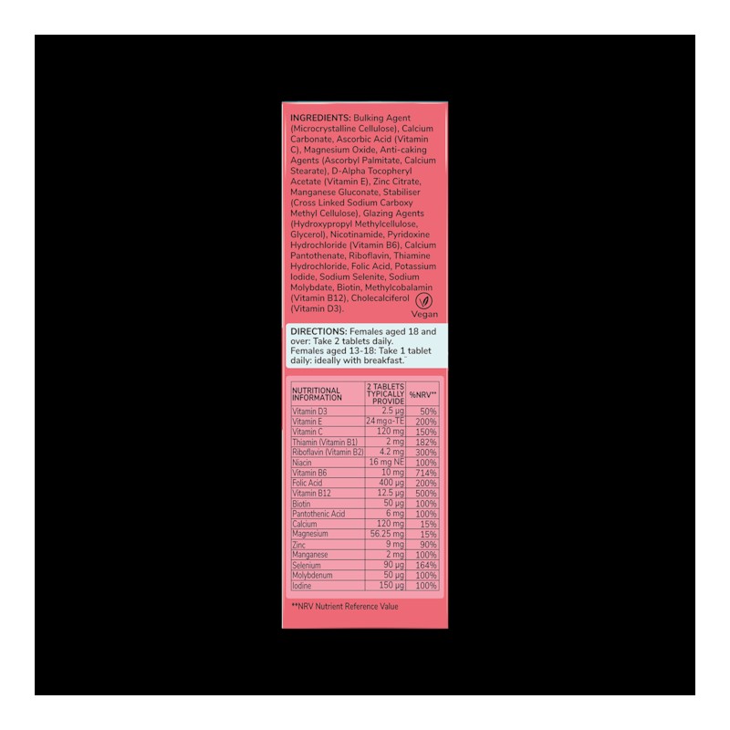 Health & Her Contraceptive Multivitamin Support 60 Tablets
