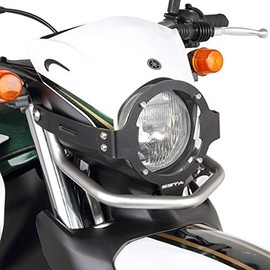 ZETA ZE52-4400 Serow 250 Headlight Guard, 05-20, Aluminum, 0.1 inch (3 mm) Thickness