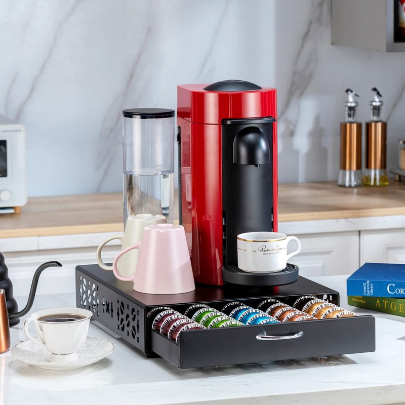 FlagShip for Nespresso Pod Holder Vertuo Capsule Storage Pod Organizer