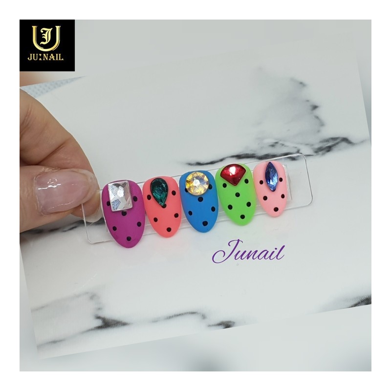 Woobi Girl Handmade Nail Tips - Long Round Square /