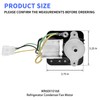 WR60X10168 Condenser Fan Motor Compatible with GE Hotpoint Refrigerators Replaces