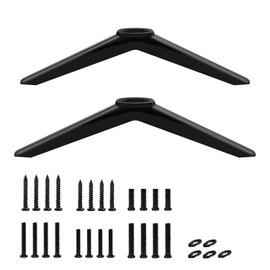 TV Base Stand Only for TCL Roku TV Legs– Replacement TV Legs Compatible with TCL Roku Models 32S321, 40S325, 43S303, 50S425, 55S525 No Wall Drilling with Screw Kits Easy to Install