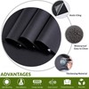 VELIMAX Static Cling Total Blackout Window Film Privacy Room Darkening