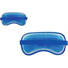 Antifaz de gel para ojos. Reutilizable. Ideal para arrugas, inflamación, bolsas en los ojos, etc, reactivando con calor o frío las celulas de la piel. Microesferas de gel. Frio/ Caliente. Con banda ajustable que permite un auto-ajuste cómodo.